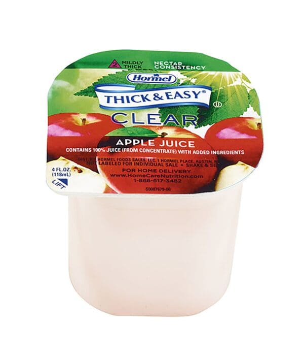 Thick & Easy® Clear Nectar Consistency Apple Thickened Beverage
