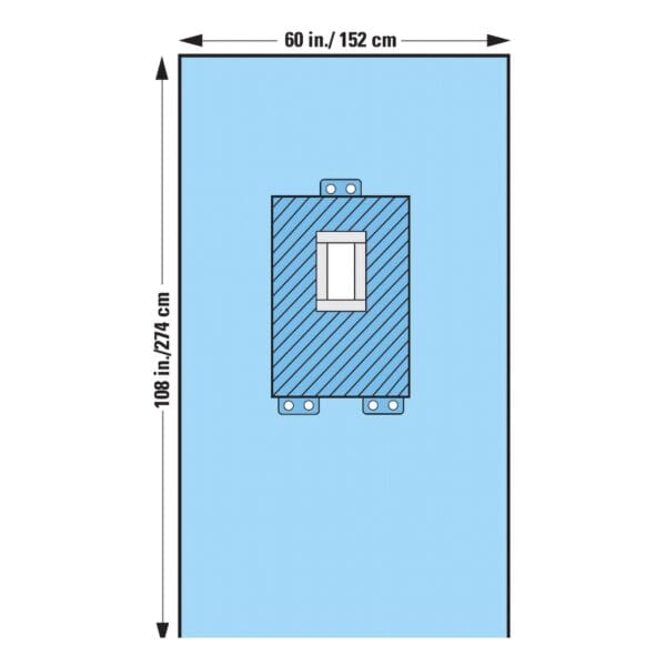 Halyard Sterile Pediatric Laparotomy Abdominal Drape