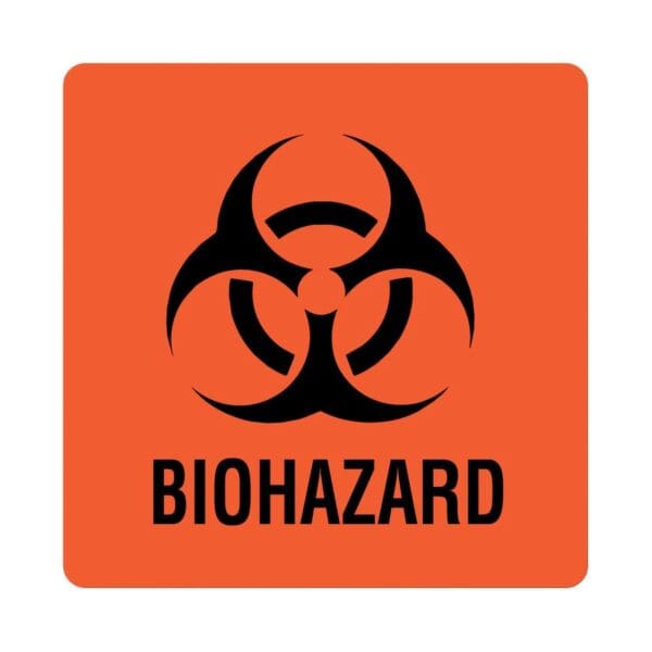 United Biohazard Warning Label