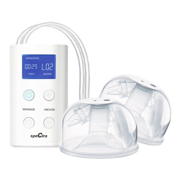 Spectra® 9 Plus Double Electric Breast Pump with Wearable 24-mm CaraCup Milk Collection Inserts