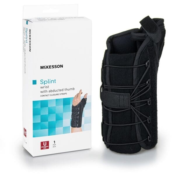 McKesson Left Wrist Splint with Abducted Thumb