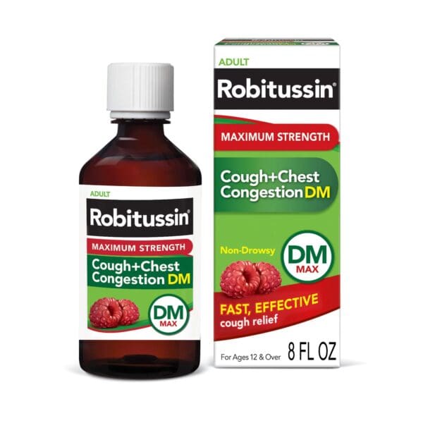 Robitussin Adult Cough + Chest Congestion DM Liquid Maximum Strength