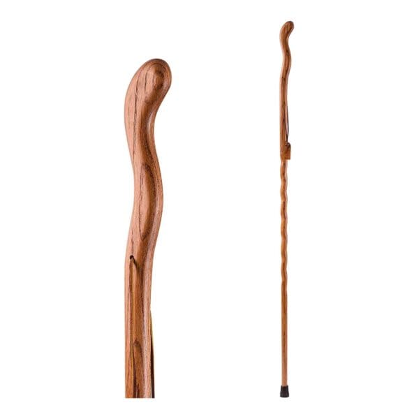 Brazos™ Twisted Oak Ergonomic Fitness Handcrafted Walking Stick
