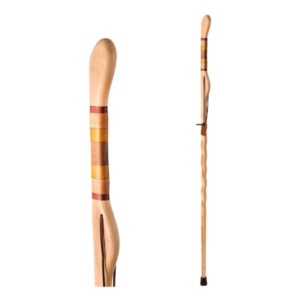 Brazos™ Twisted Hickory Texas Safari Hitchhiker Handmade Walking Stick