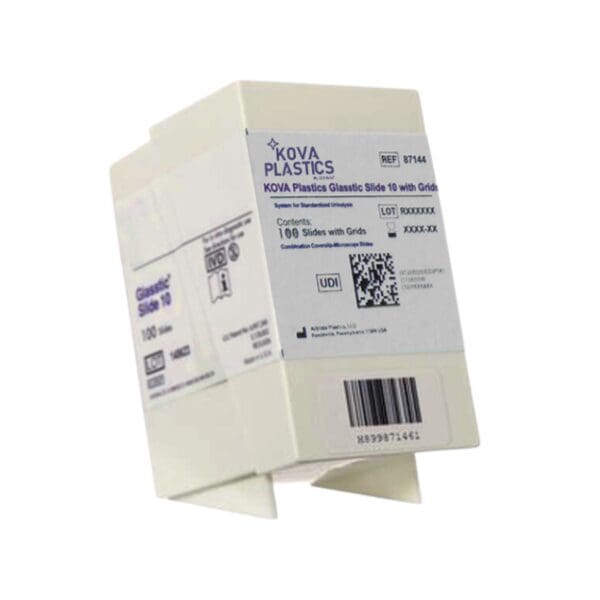 Kova® Glasstic® Slide 10 with Grid Urinalysis Microscope Slide