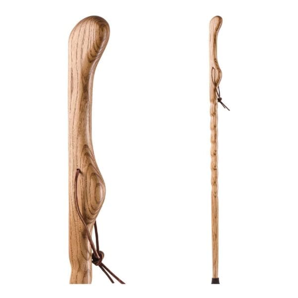 Brazos™ Twisted Oak Hitchhiker Handcrafted Walking Stick