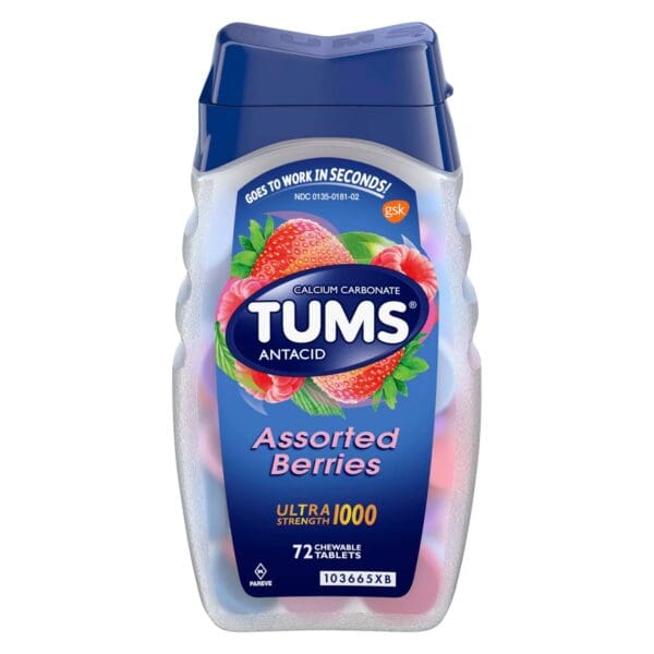 Tums Ultra Strength 1000 Antacid Chewable Tablets