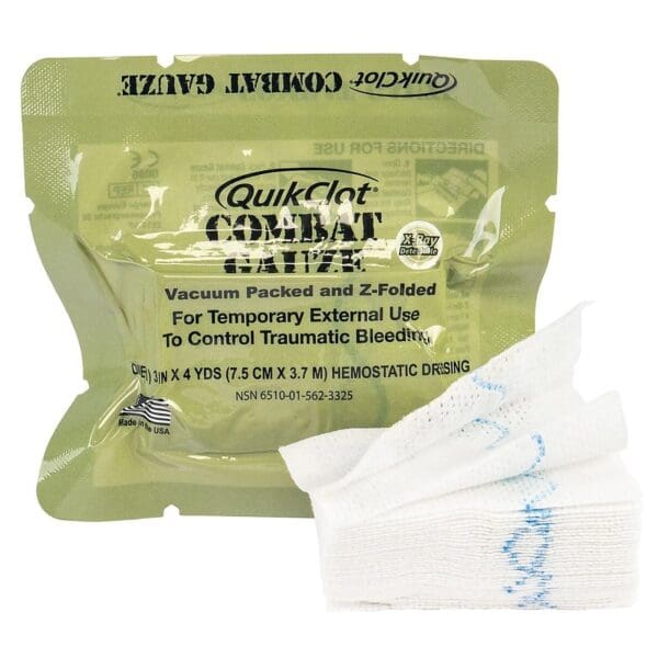 QuikClot® Combat Gauze Hemostatic Dressing