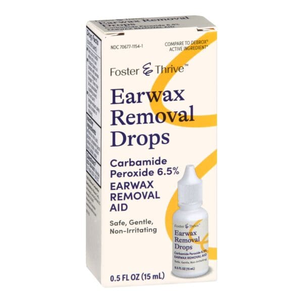 Foster & Thrive™ Earwax Removal Drops Carbamide Peroxide 6.5%