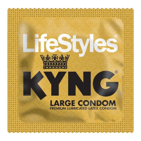 Lifestyles® Kyng Lubricated Latex Condom