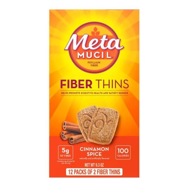 Metamucil® Fiber Supplement Cinnamon Spice Flavor Wafer