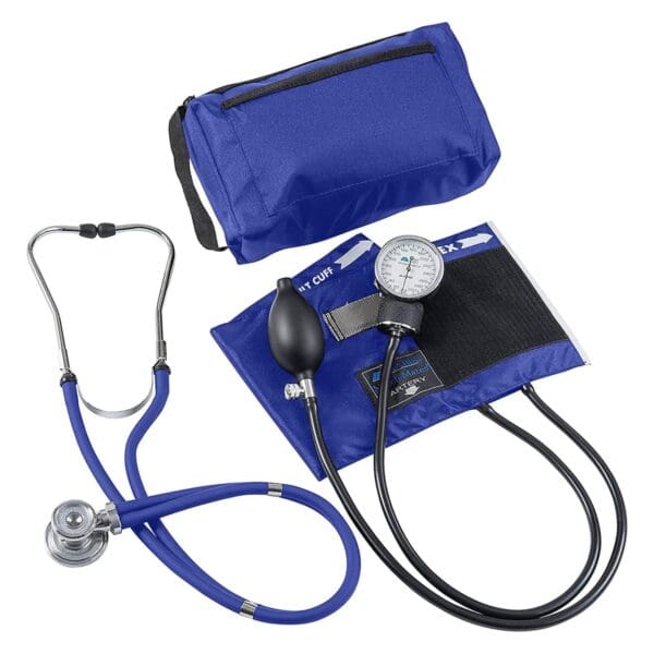 Mabis MatchMates Aneroid Sphygmomanometer & Stethoscope Blood Pressure Kit