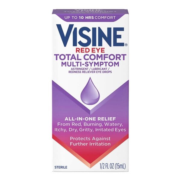 Visine Red Eye Total Comfort Multi-Symptom Eye Drops