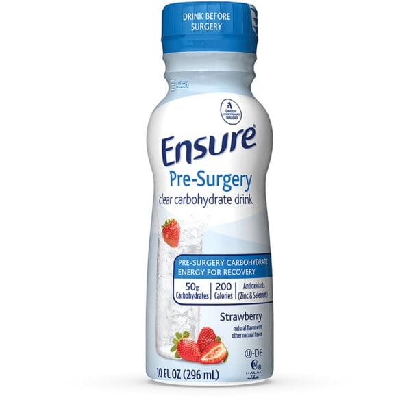 Ensure® Pre-Surgery Strawberry Clear Carbohydrate Drink